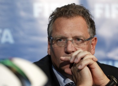 Valcke: was not involved in the