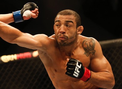 UFC featherweight champion Jose Aldo.