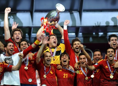 Spain have won the last two European Championships.