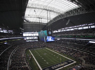 AT&T Stadium is the home of the Dallas Cowboys.
