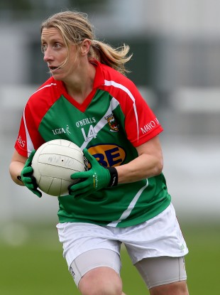 Mayo's Cora Staunton was in terrific form today.
