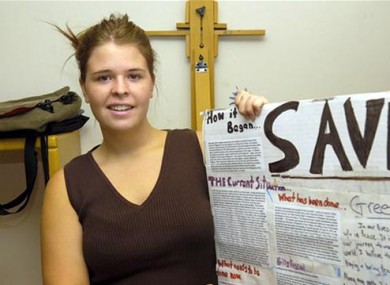 Kayla Mueller pictured in May 2013