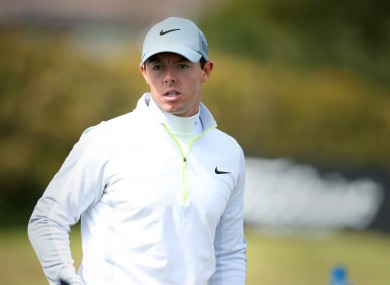 Rory McIlroy is back in action this week.