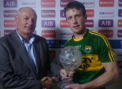 Fine piece of silverware for the mantelpiece.