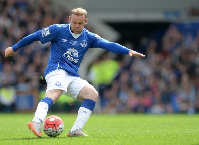 Rooney played 16 minutes of yesterday's game.