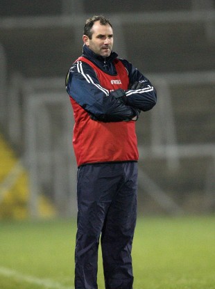 Steven McDonnell watches on during this year's Ulster U21 football semi-final.