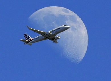 This wasn't taken by Canon, but it claims its camera would be powerful enough to clearly make out the side lettering of an airplane 18km away.