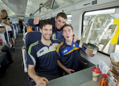 Darach Honan, Cathal O'Connell and Colm Galvin could celebrate Clonlara's win today.