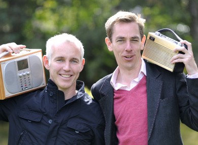 Tubs and D'Arcy. In happier times (as these captions always seem to say).