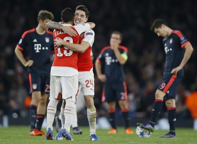 Arsenal won to give themselves a Champions League lifeline.