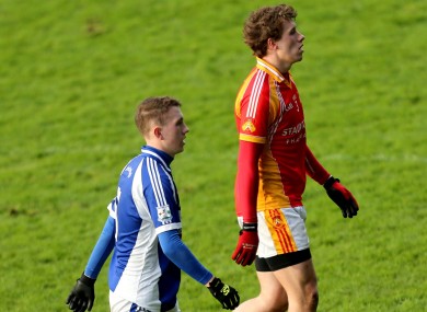 Brothers Tommy and Eoghan O'Reilly (seen here during the 2013 decider) will square off again in the 2015 Mayo SFC final.