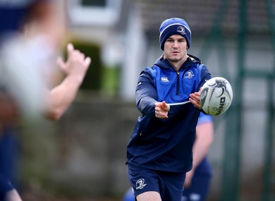 Johnny Sexton is back in Leinster blue this weekend.