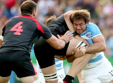 Georgia's Konstantin Mikautadze and Marcelo Bosch of Argentina.