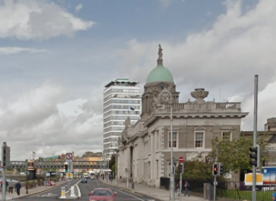 File photo: Custom House Quay, Dublin