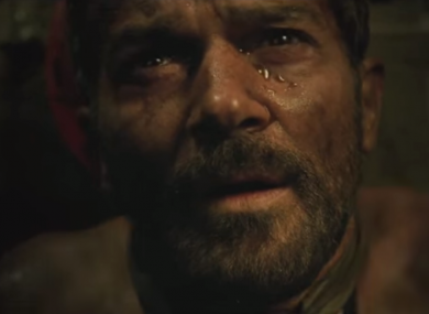A scene from the film The 33