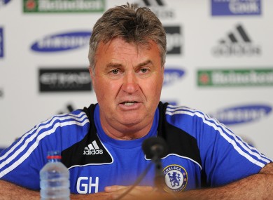 Hiddink will begin his second spell at the club.