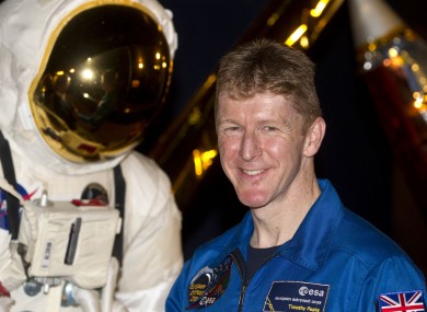Tim Peake does not expect to set any personal bests on the International Space Station.
