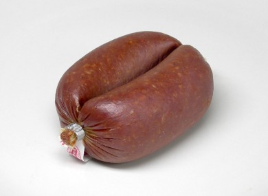 A commercial form of the sausage which is eaten in Kazakhstan and Kyrgyzstan.