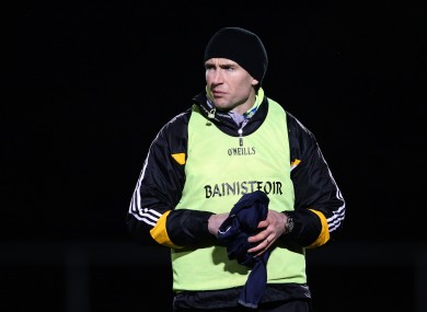 Eddie Brennan is managing the Kilkenny senior side in the Walsh Cup this year.