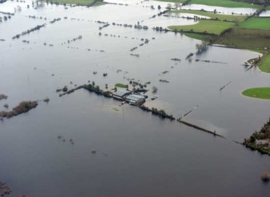 A flooded area of Athlone earlier this month
