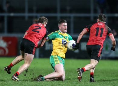 Patrick McBrearty impressed for Donegal tonight in Newry.