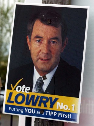 A Michael Lowry election poster