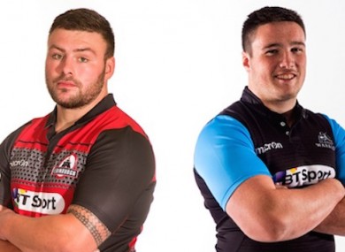 Sutherland, left, and Fagerson are the two uncapped players in Cotter's plans.