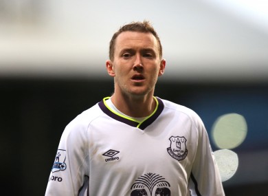 Aidan McGeady has yet to play in the Premier League this season for Everton.
