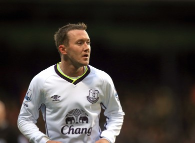 McGeady hasn't played for the Toffees since August.