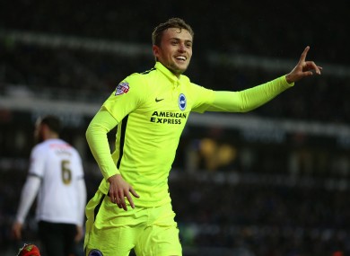 Wilson has scored three goals in the Championship for the Seagulls.