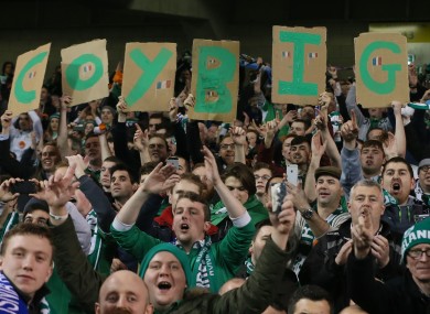 Ireland fans are one of the top five countries to apply for Euro 2016 tickets.