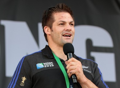 Legendary former All Blacks captain Richie McCaw.
