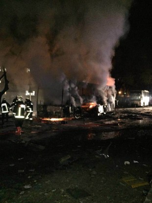 The aftermath of yesterday's Ankara bombing.