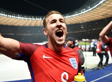 England striker Harry Kane.