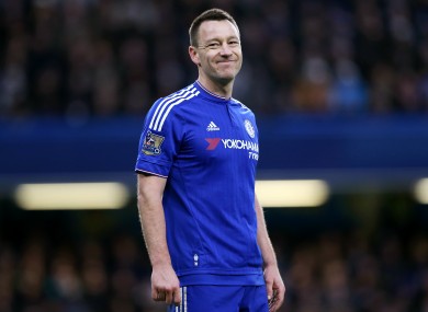 Terry is set to leave Chelsea at the end of the season.