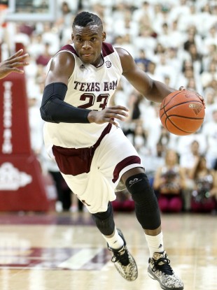 Texas A&M's Danuel House helped his side with 22 points on Sunday.