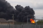 Massive explosion and fire at ESB substation caused by copper wire thieves