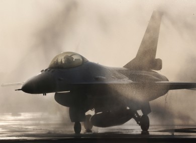 A file picture F-16 jet fighter pictured in Taiwan
