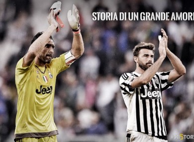 Buffon and Barzagli have won 12 Serie A title between them at Juve.
