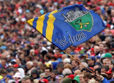 General view of a Tipperary flag (file pic).