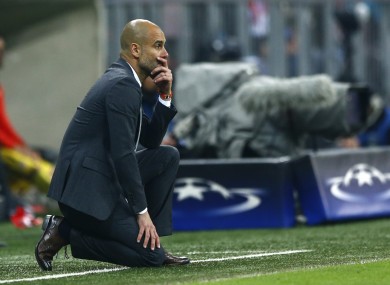 Guardiola: downed by Griezmann's away goal.