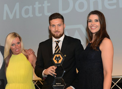 Doherty is awarded one of three awards.