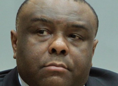 File photo of Jean-Pierre Bemba in court.