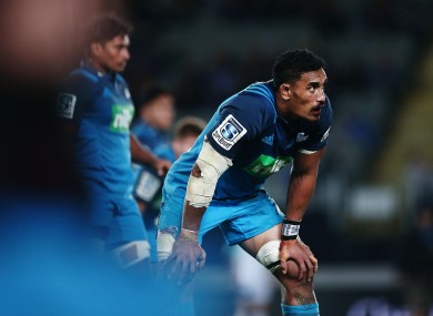File photo of Kaino, who sprinted 40 metres to score in Wellington this morning.