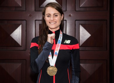 Mageean with her European bronze medal in July