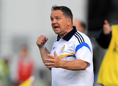 Clare manager Davy Fitzgerald.