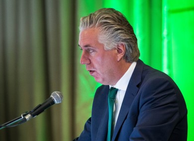 FAI chief executive John Delaney (file photo).