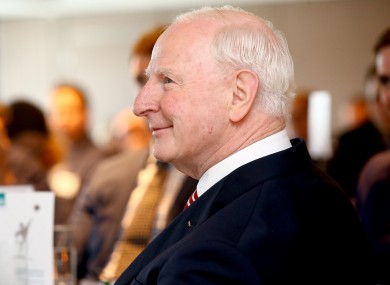 Hickey photographed at the Irish Sport Annual Conference in May.