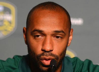 Henry recently left his coaching role at Arsenal.