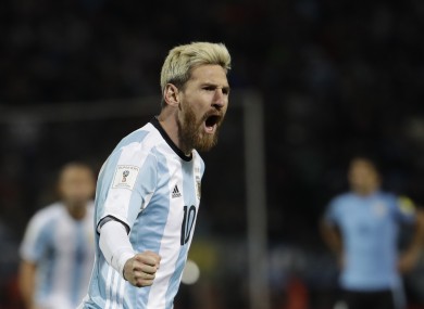 Argentina's Lionel Messi.